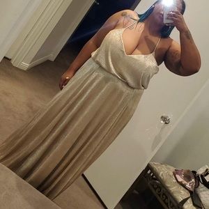 Gold Dress. Wedding or Bridesmaid .